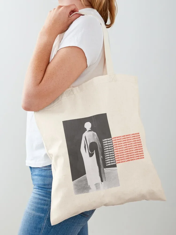 LAND BACK Tote Bag Fabric bag Eco bag canvas tote bags