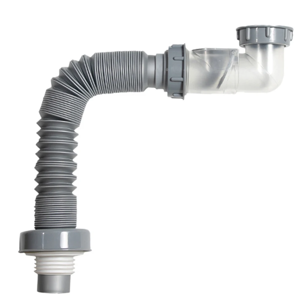 Drainage System Drain Hose Set Bathroom Drainage Color Gray Mainly Anti Odour Filter Effective Blockage Prevention