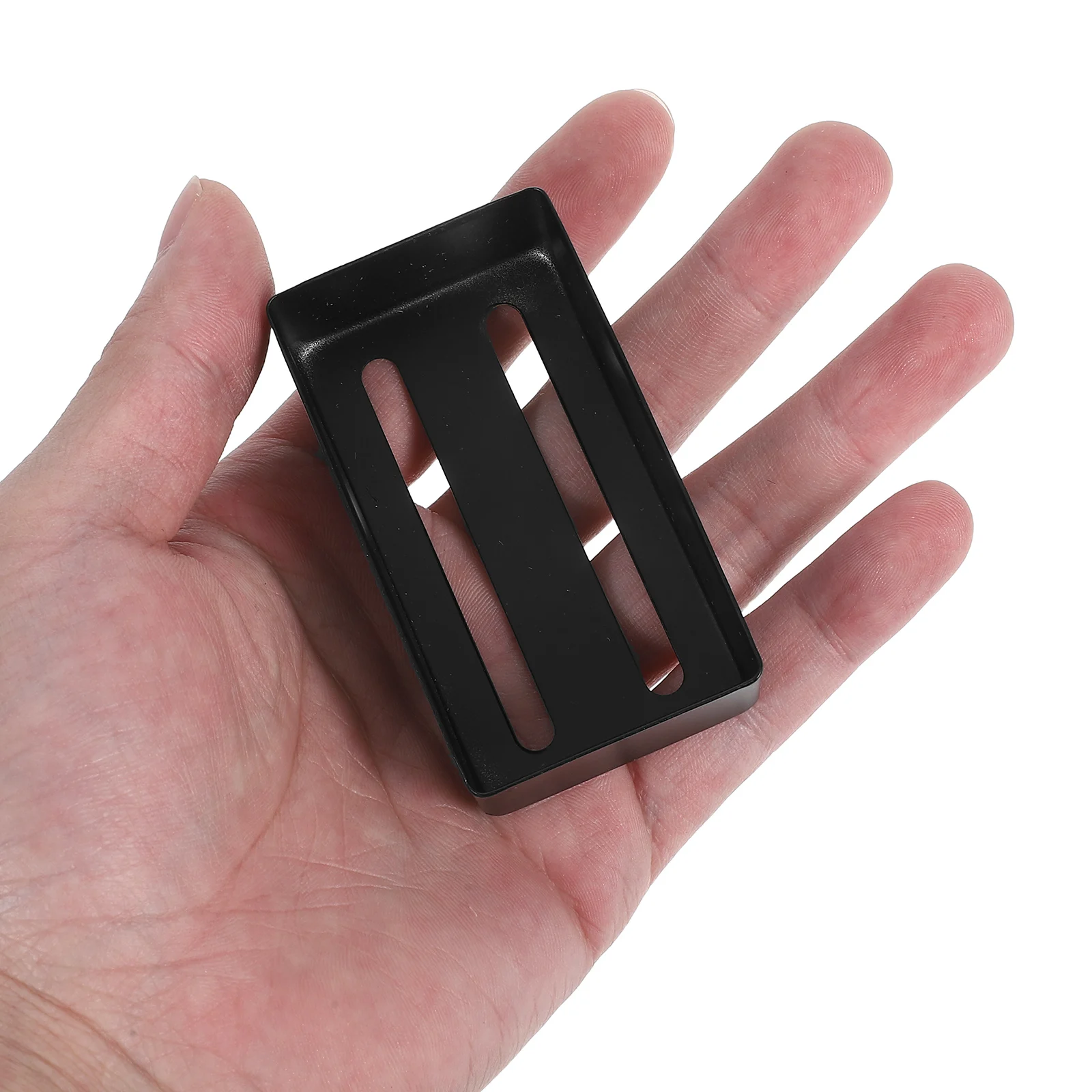 

Electric Pickup Cover Black Flat Humbucker Frame Durable Metal Design Noise Reduction Compatible With Most Guitar Models Guitar