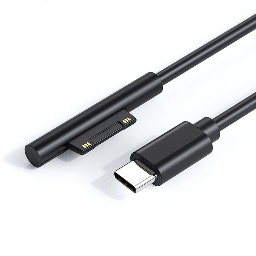 Tablet Laptop Charger Adapter PD Fast Charging Cable USB Type C Power Supply For Microsoft Surface Pro 7/6/5/4/3 Book/Book 2