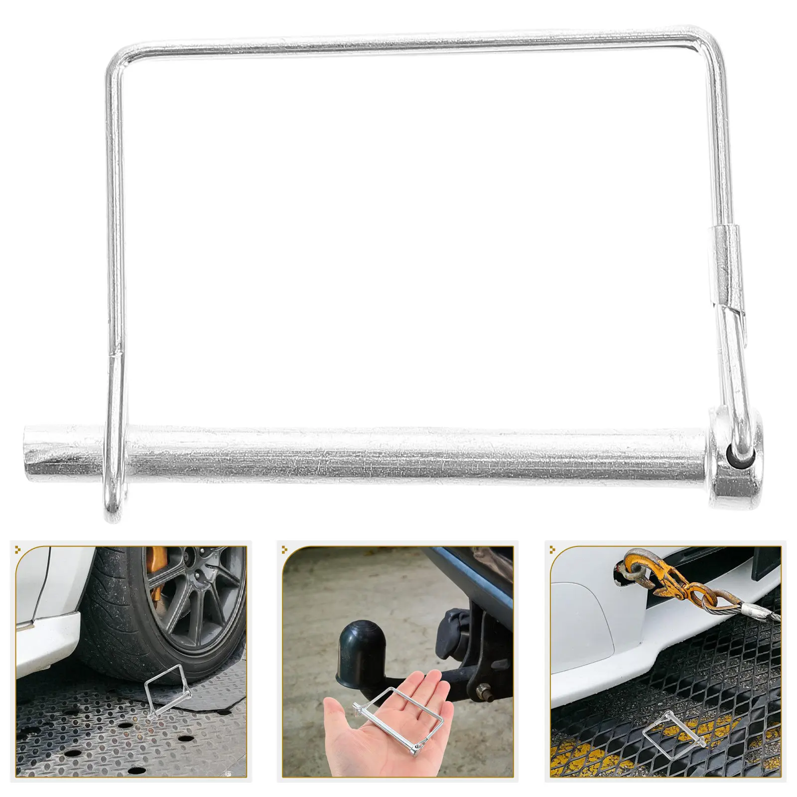 

Wire Lock Pin Heavy Duty for Trailer Hitch Coupler Lawn Tractor Mower Gate Latch Quick Release Safety Lock Pin Locking Receiver