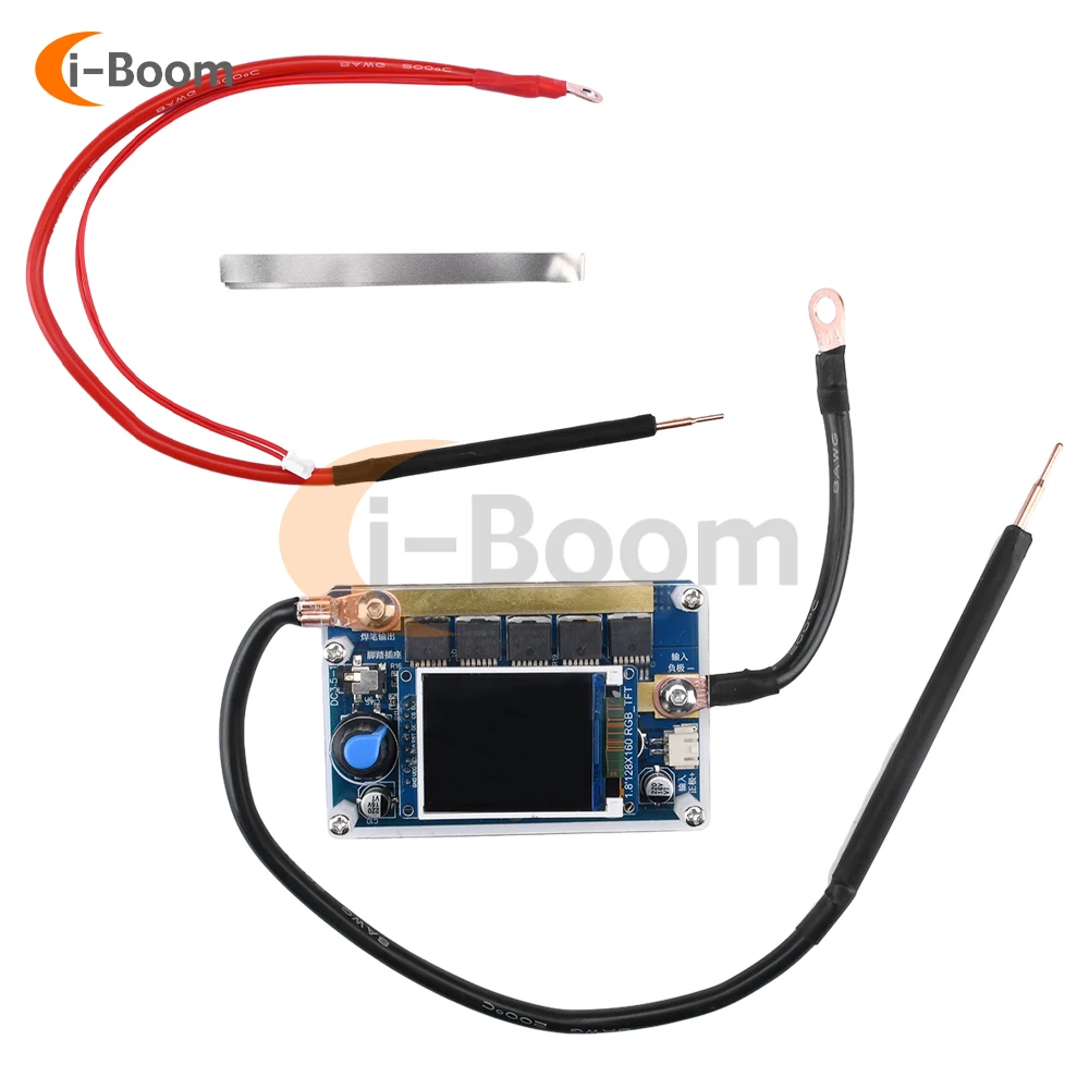 

6V~15V Smart Spot Welder Lithium Battery Pulse Welding Equipment Adjustable 0.1-0.3mm Nickel Spot Welder LED Screen Display