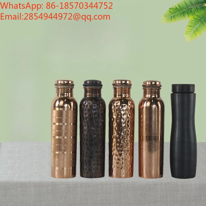 Water Bottle Portable Kettle Hand-carved Pattern Characteristic Ornament Decoration Home