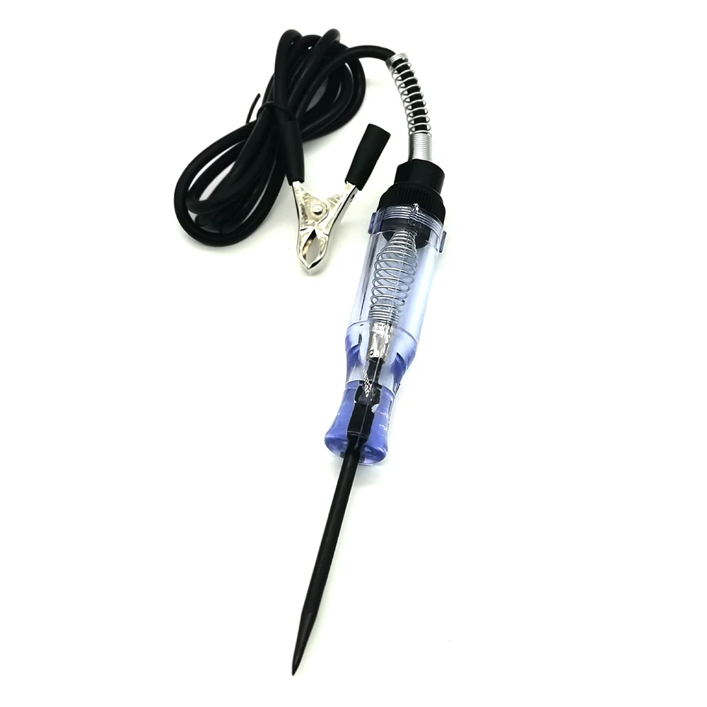 6V 12V 24V DC Car Truck Voltage Circuit Tester Car Test VoltMet Long Probe Pen Light Bulb Automobile Maintenance Tools