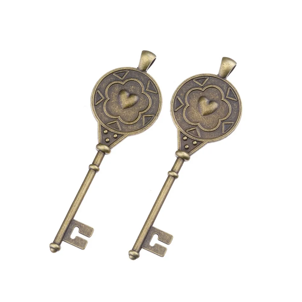 

36pcs Vintage Accessories Tray Alloy Chassis Photo Pendant Decorative Diy Supplies Black Retro Key Hardware Durable Unique Style