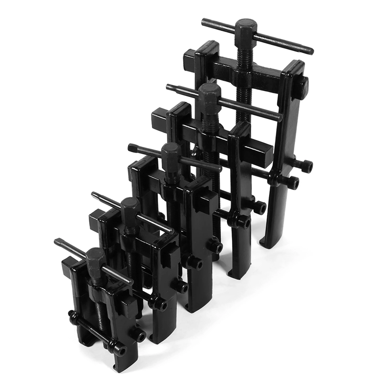 Two Jaw Twin Legs Extractor  Bearing Gear Puller Remover Hand Tool Carbon Steel Hand Repair Kit 2. 3 4 6 8inch