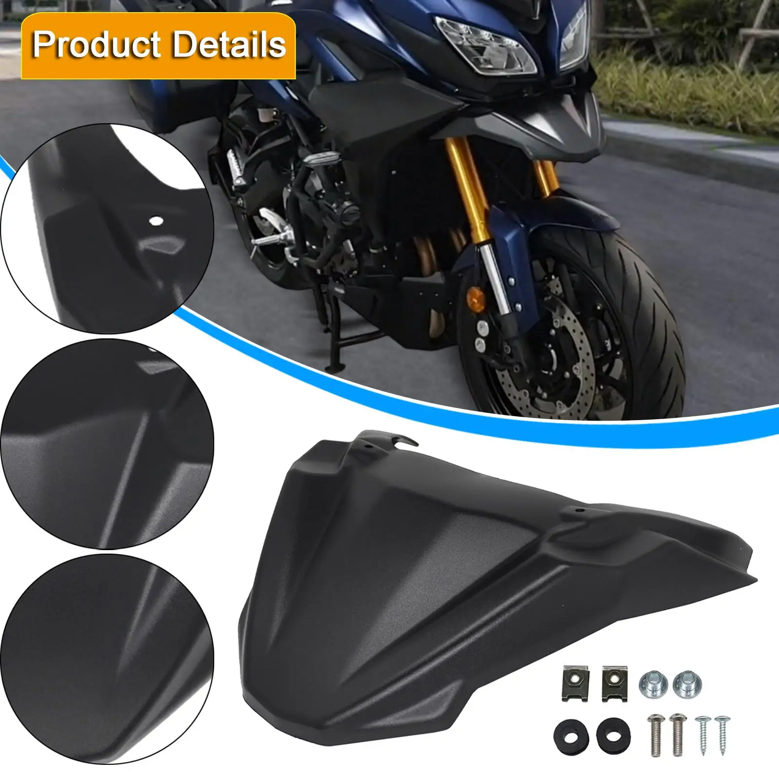Motorcycle Front Beak ABS Fender Extension Adventure Nose Guard Bodywork for Yamaha Tracer 900 GT MT09 FJ09