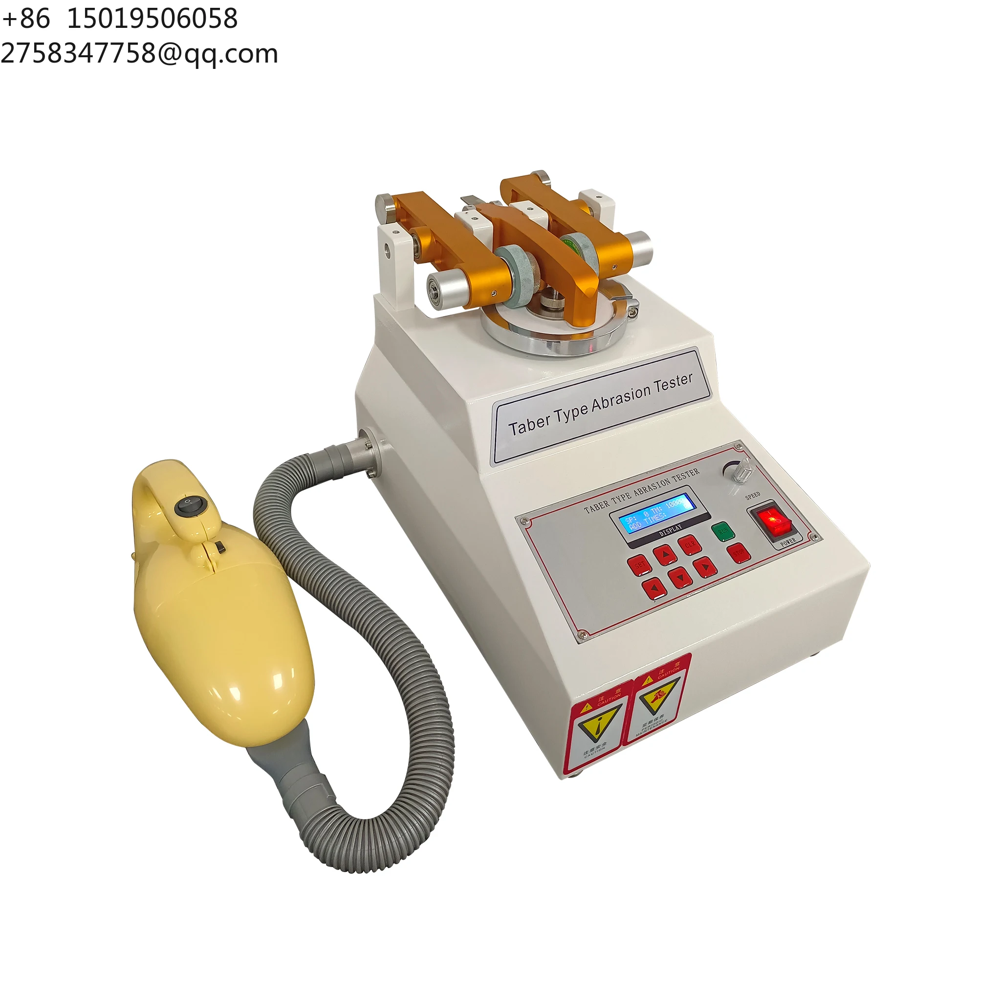 Rubber Leather Textile Plastic Fabric Textile Abrasion Testing Machine Laboratory Taber Wear Abrasion Testing Machine