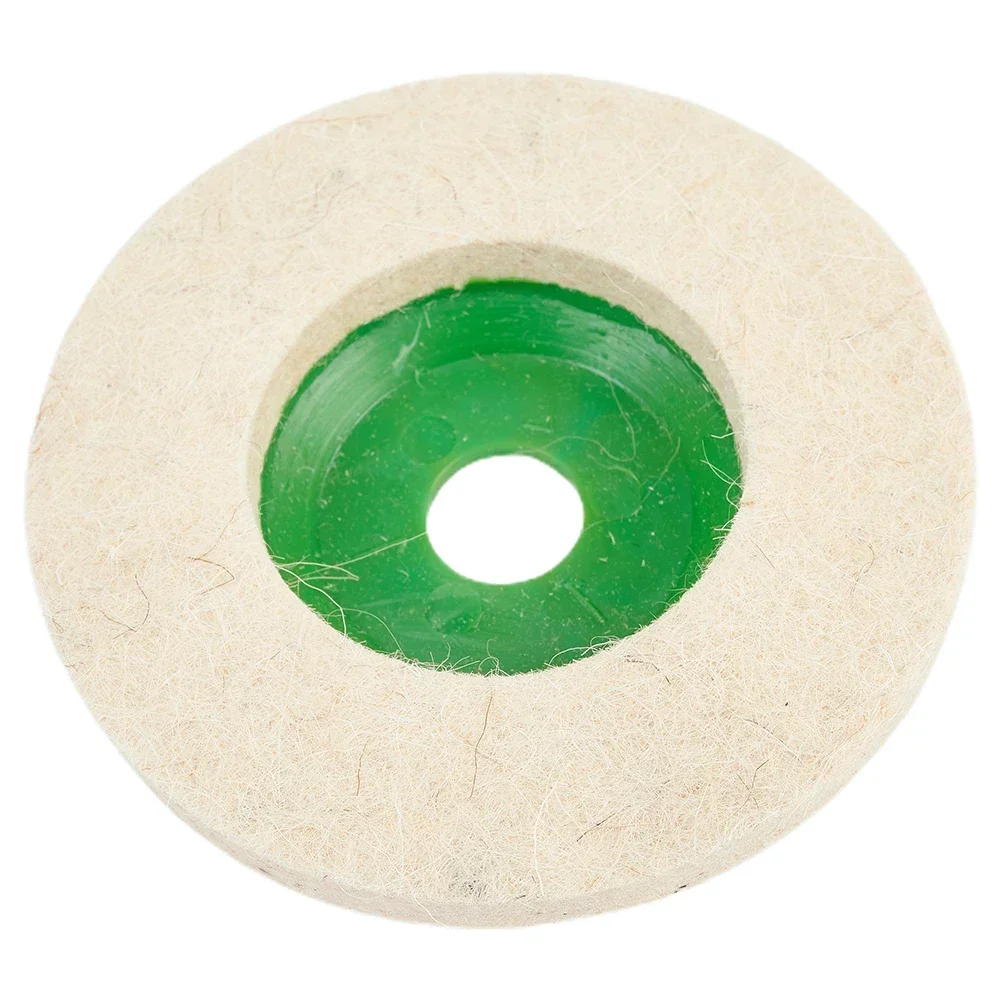 

10pcs Mirror Wool Polishing Wheel Wool Buffing Polishing Wheels Felt Pad 4 Inch Buffer Polish Discs Workshop Power Tools Parts