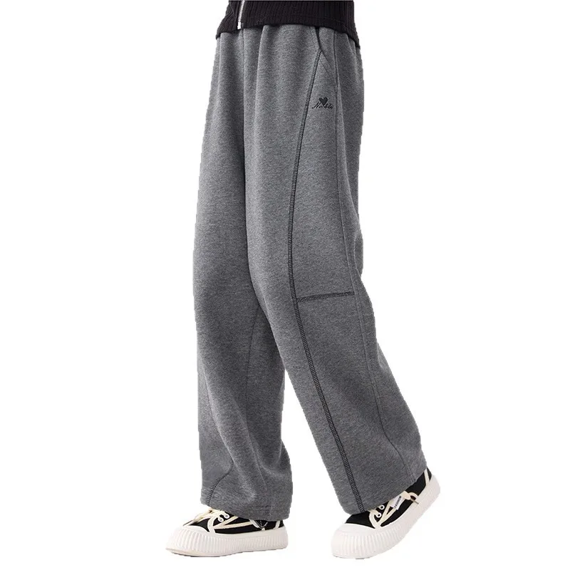 UNITIM 2026 Herbst 4-16 Jahre Mädchen Sporthose Lose Kinder Mädchen Gerade Hose Elastischer Bund Junge Teenager Mädchen Jogginghose – Detail 6