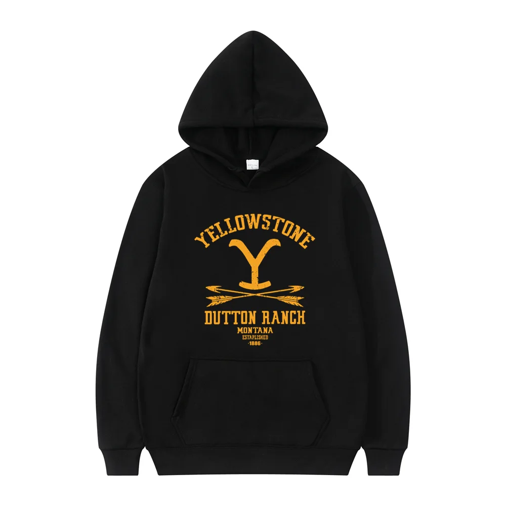 الخريف الشتاء يلوستون داتون مزرعة البلوز الرجال كول البلوز موضة يلوستون هوديس للجنسين ملابس الشارع الشهير
