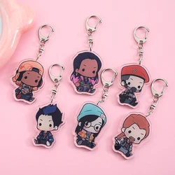 VALORANT Acrylic Keychain Cartoon Character Ornament Key Bag Pendant Clothing Accessories