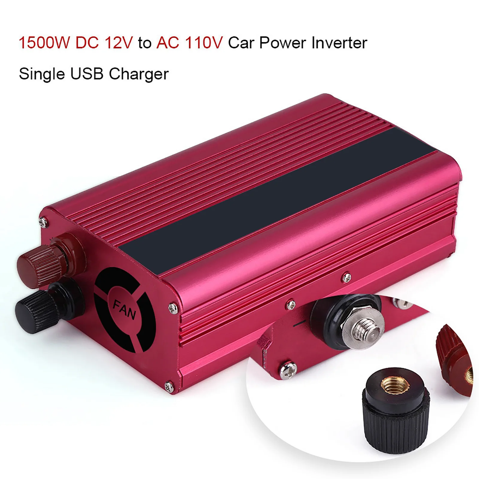 

1500W Car Power Inverter DC 12V to AC 110V Car Power Inverter Converter USB Charger Adapter