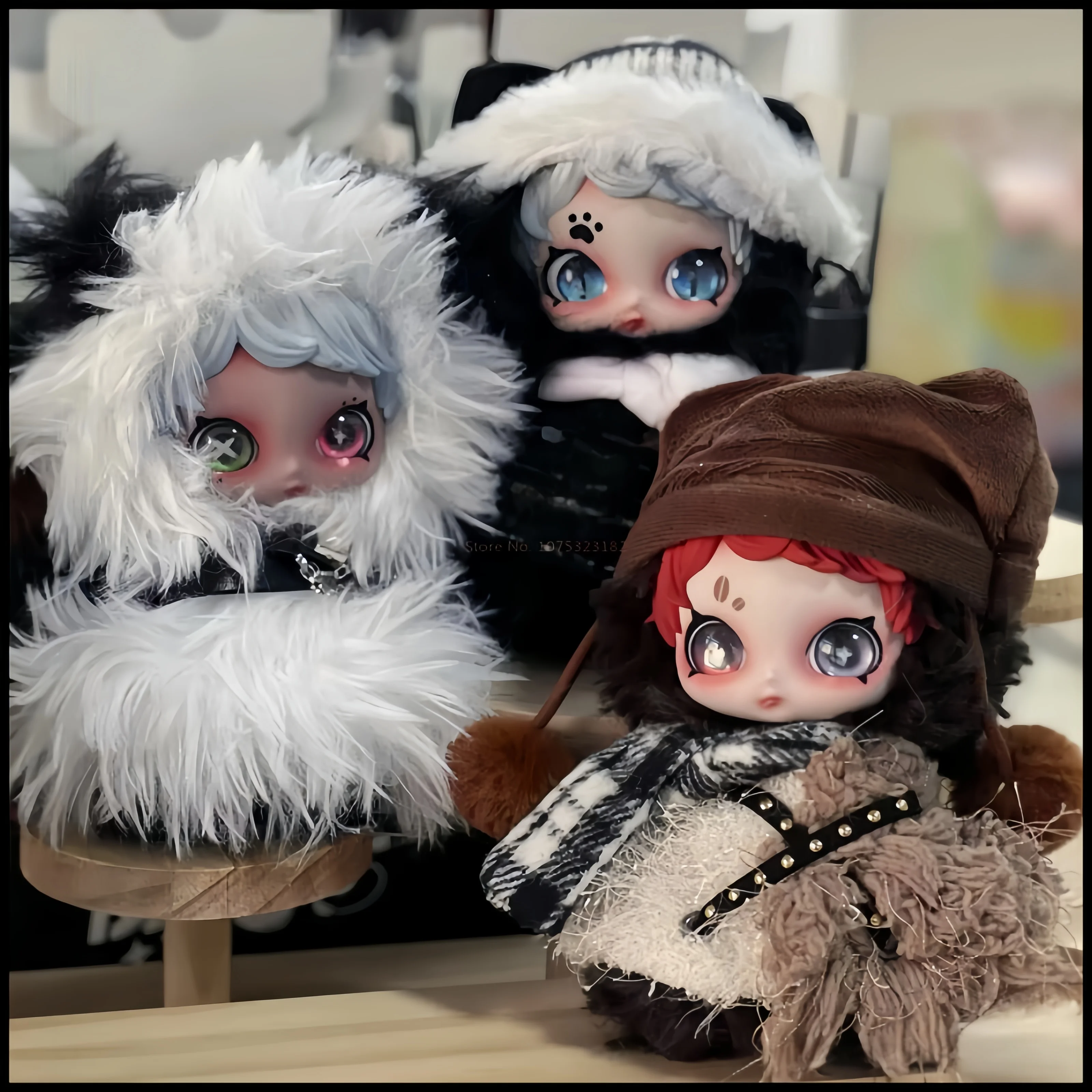 

Owen Street Youngster Figure Plush Blind Box Cute Hanging Ornament Doll Toy Birthday Gift For Collectors Fans Home Office Decor