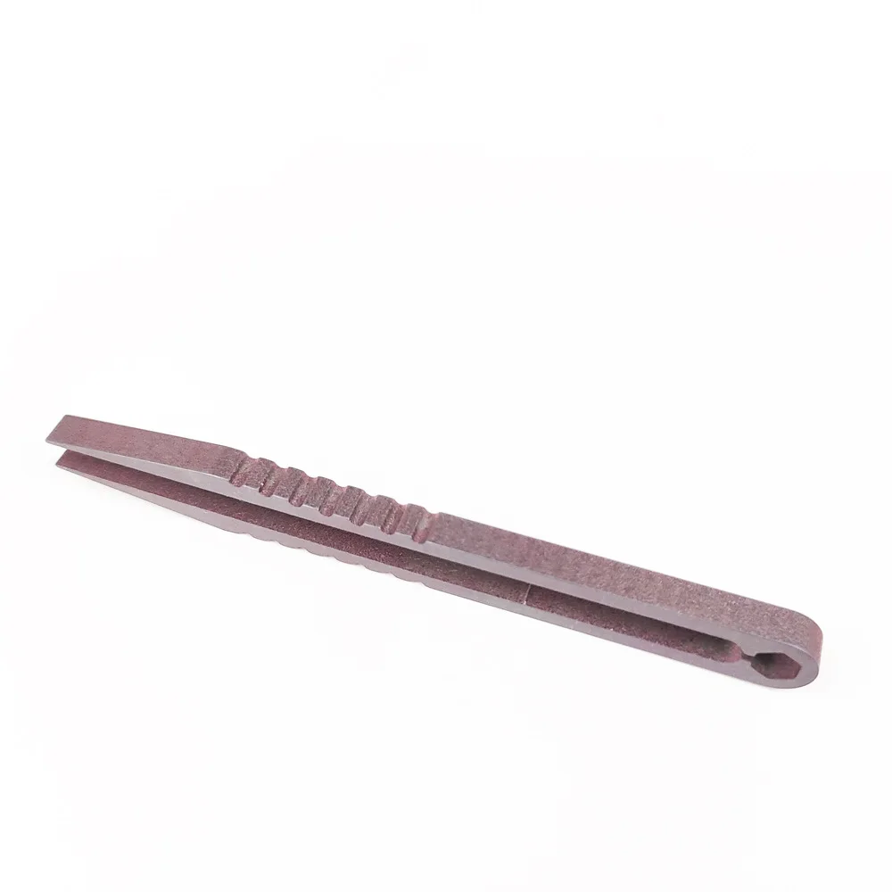 Titan TC4 Clip-Pinzette zum Aufheben und Klemmen, EDC-Mehrzweck-Gadget, professionelles Camping- und Outdoor-Taschen-Wartungswerkzeug, 6 Farben