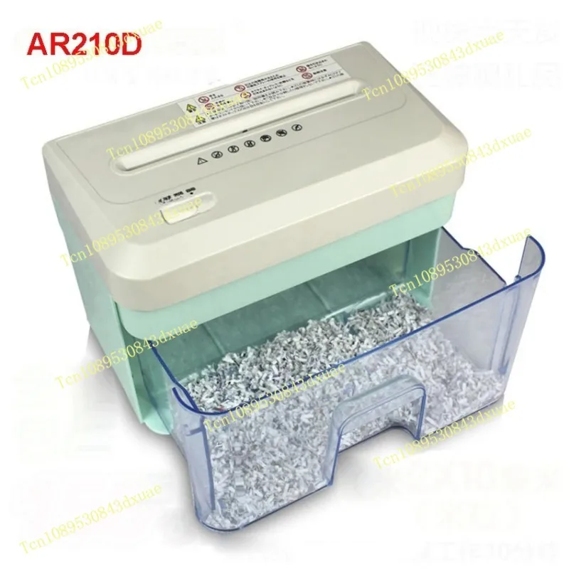 AR210D 2.1L Electric Mini Shredder File Shredder Strip Office Home High Power Electric Shredding 110-220V Paper Shredder 156mm