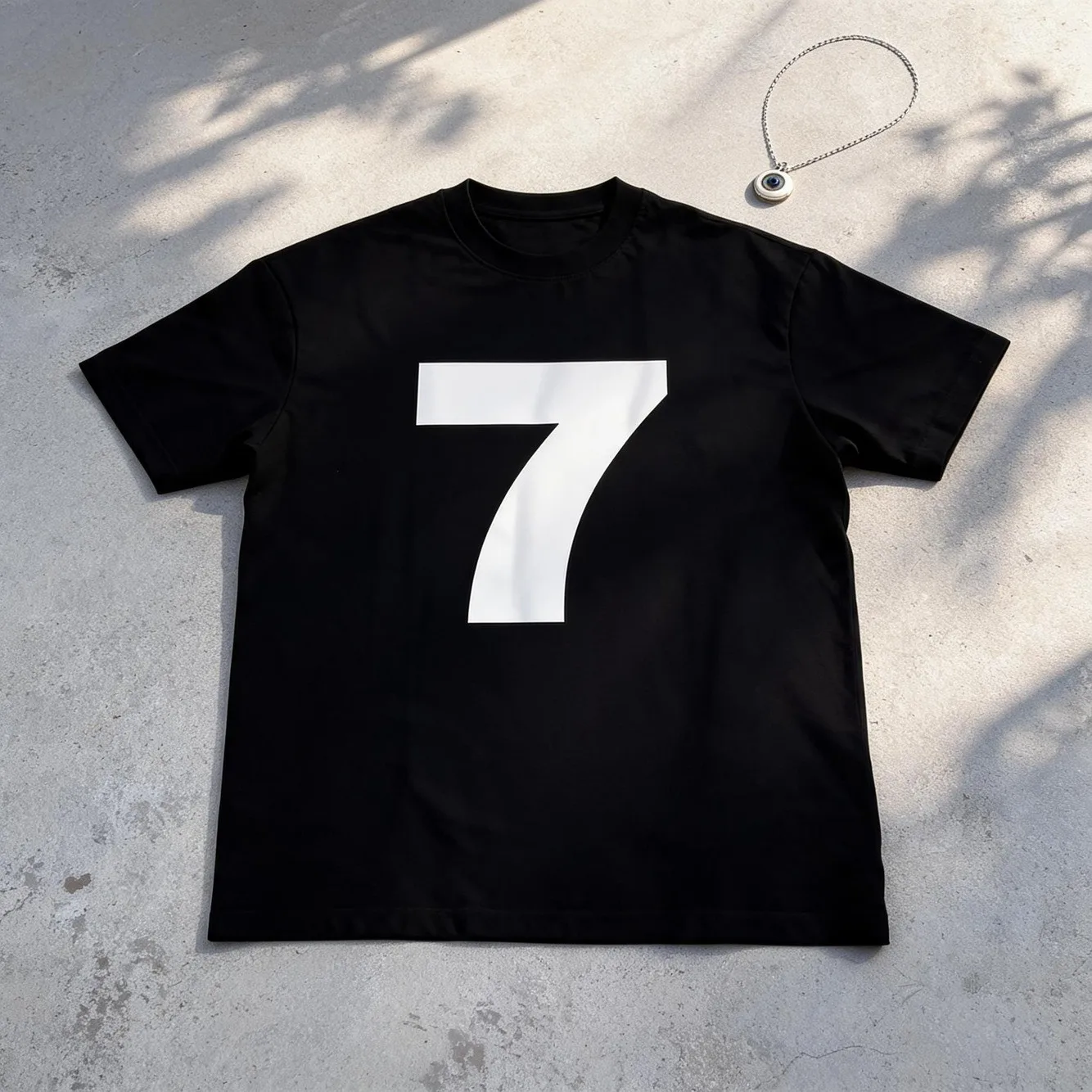 Mens 7 Graphic Tshirt Minimalist Black Tee With Large Soft Breathable Fabric Loose Fit Round Neck Machine Washable Casual And Outdoor Wear For Spring Summer Halloweepixianaibreathable Sweat Wicking And Soft Suitable For Daily