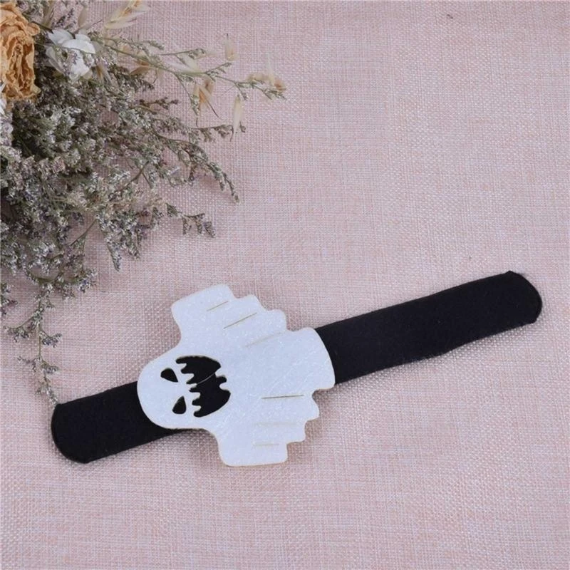 97QC Halloween pulsera Halloween Snaps Clásica Halloween Designs Bracel