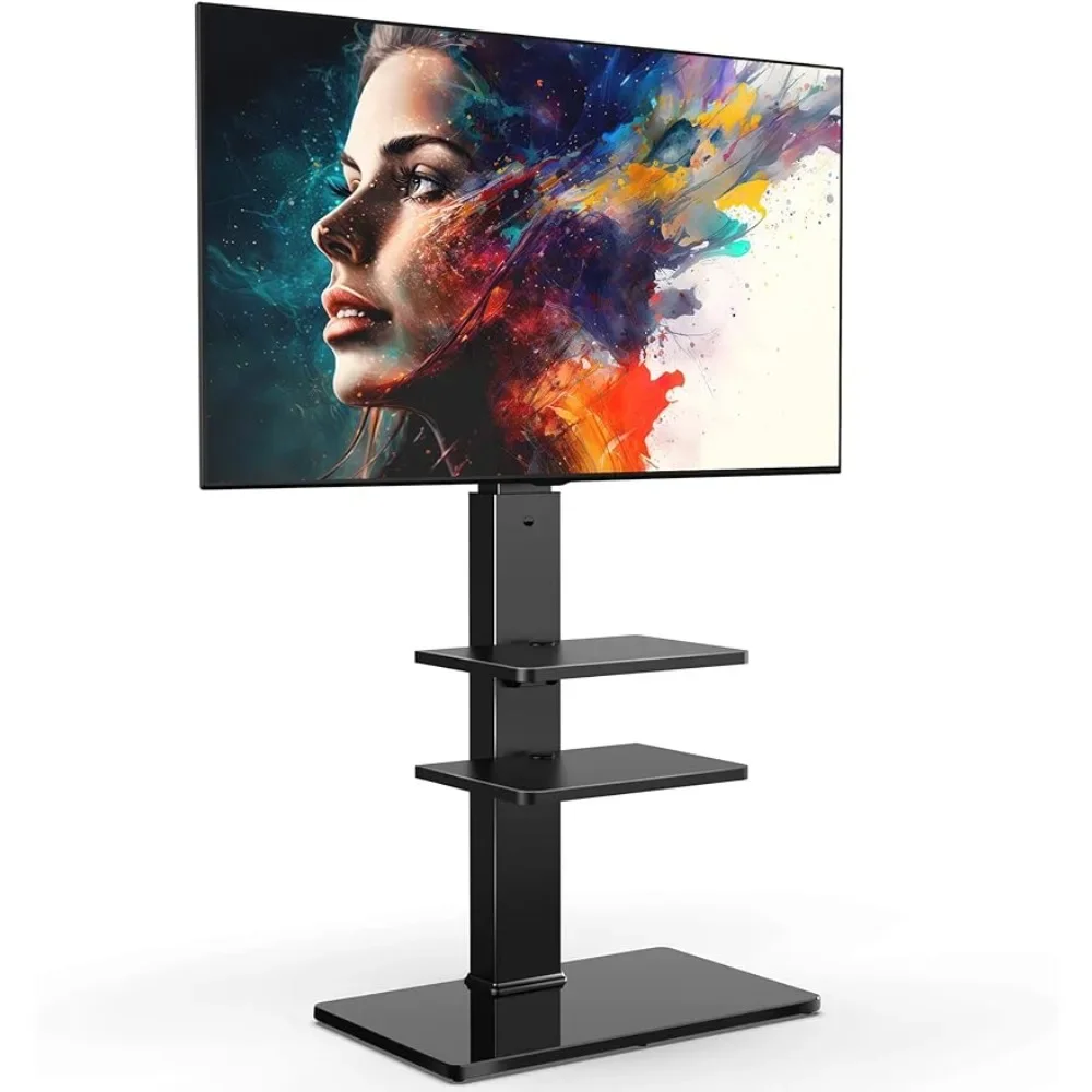 

Swivel Floor TV Stand with Mount for TVs 75 Inch LCD LED Flat/Curved Screens Universal Swivel Televisions TV Rtv Cabinet Dresser