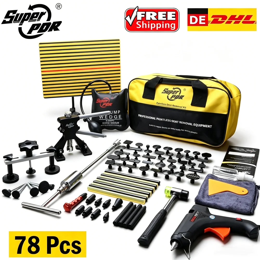 

PDR Car Paintless Dent Repair Kit Professional Dent Remover tools Auto Dent Repair Puller Dint Hail Damage Tool