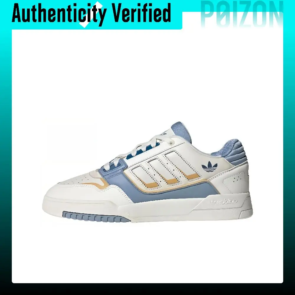Adidas Originals Drop Step 2.0 Low top Skateboard Shoes Unisex White Yellow IG4336