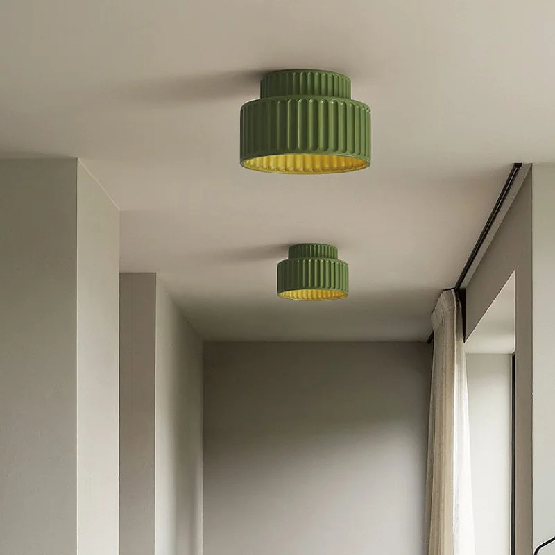 

Modern Cream Style Ceiling Lamp Aisle Corridor Lamp Simple Bedroom Cloakroom Balcony Entrance Lamp