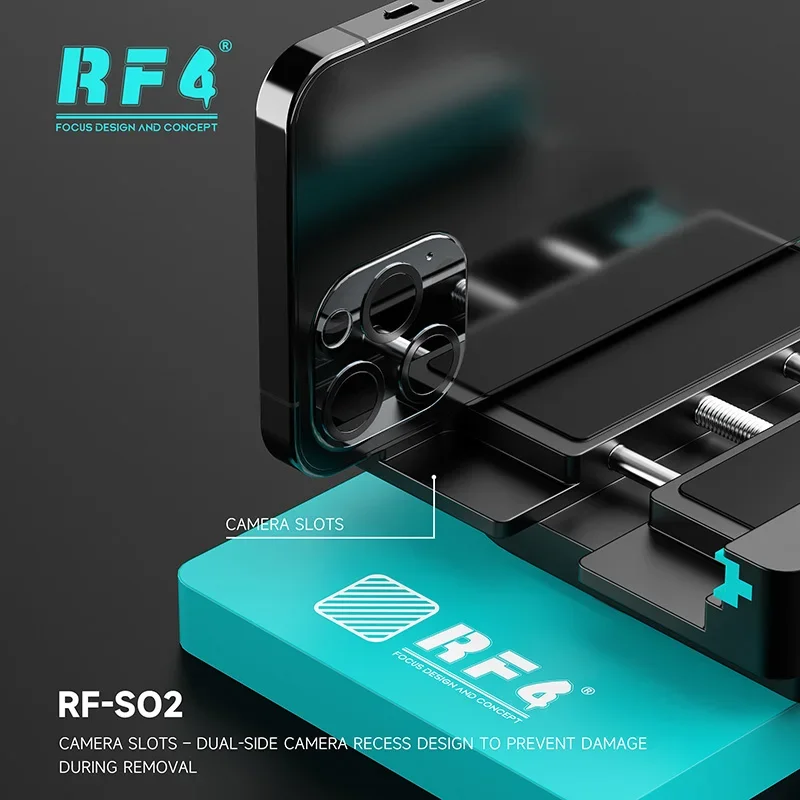 

RF4 RF-SO2 Multifunctional Rotating Fixture Screen Separator with Suction Cups Fixing Clamp Quick Disassembly Fixture