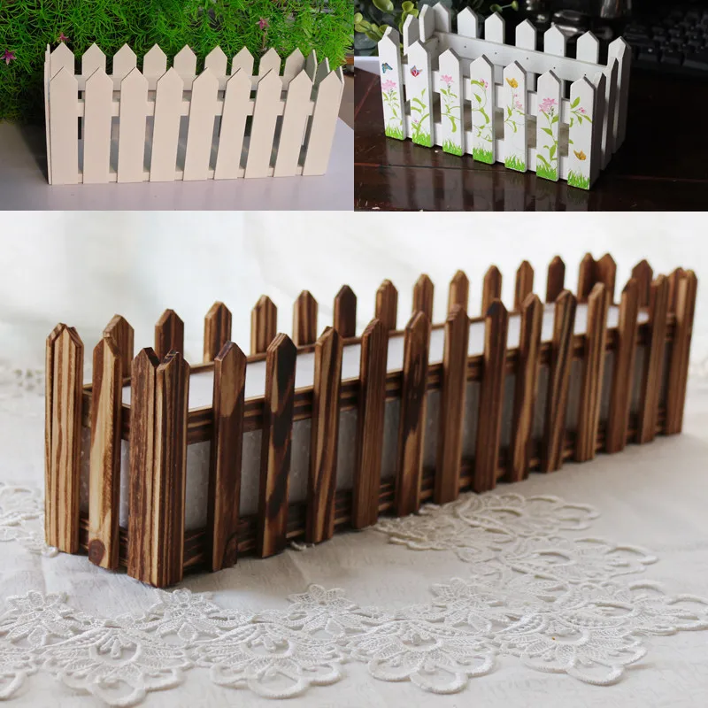 A variety of wooden fence series fashion hand painted fence 20-30-50CM fence flower ware