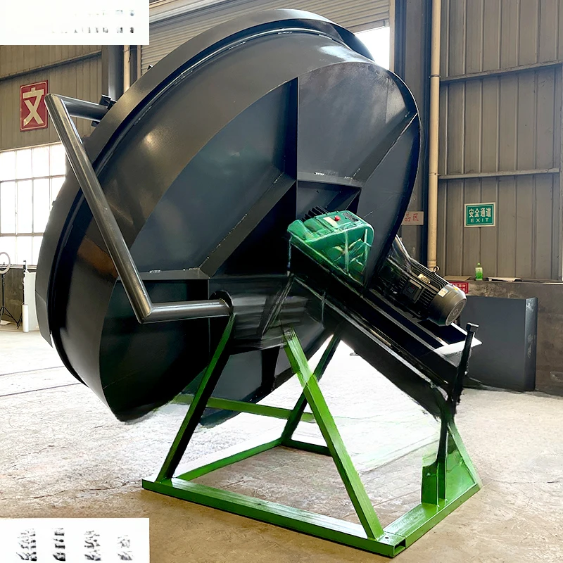 - NPK Compound Rotary Granulator, Waste To Organic Machine, Disc-Type Granular Fertilizer