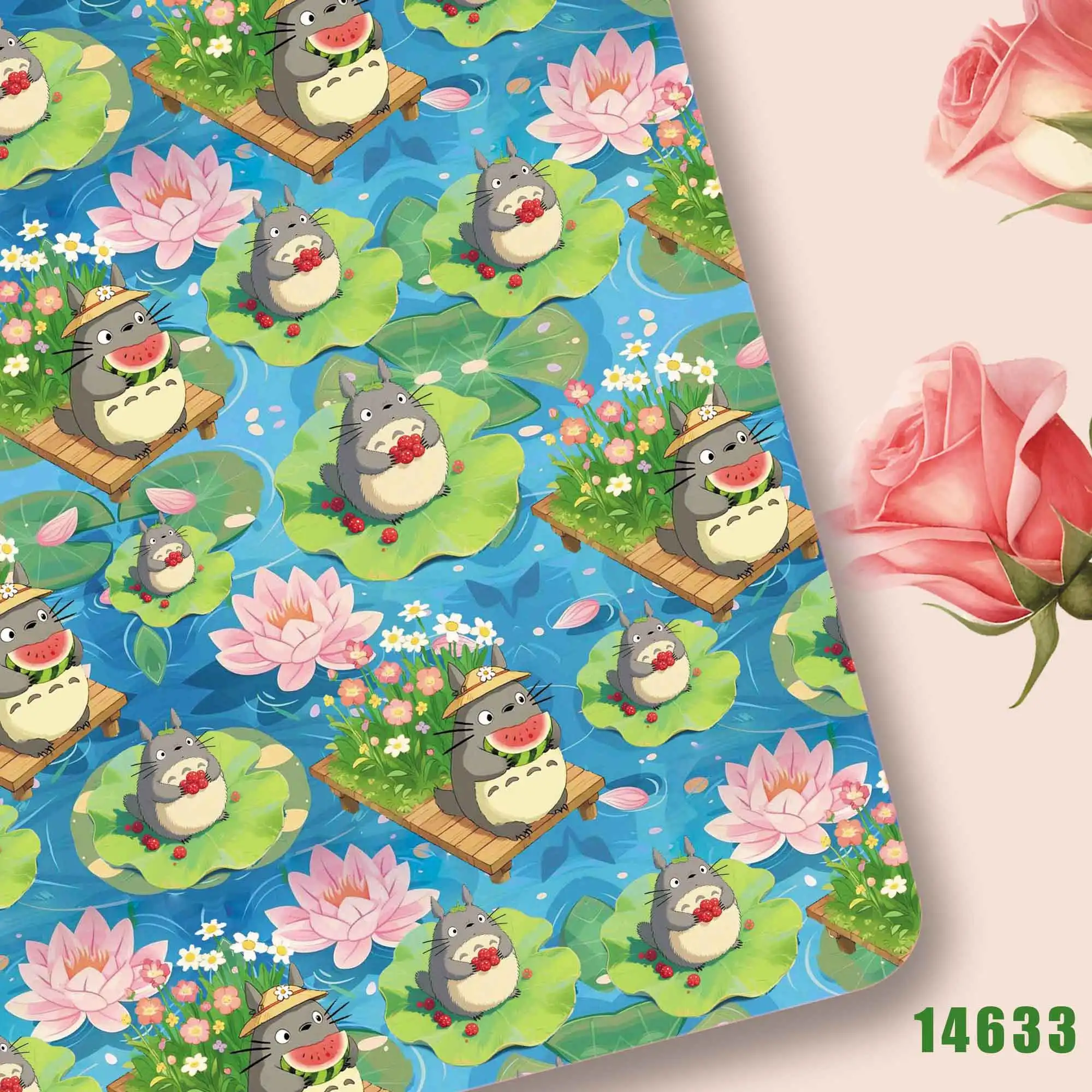 140*50cm Cartoon Fabric Hot DIY Handmade Sewing Patchwork Quilting Baby Dress Home Sheet Printed Fabric Fabric Sewing Kids Fabri