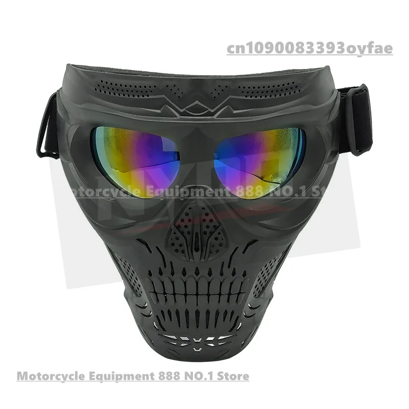 

Skull Mask Off road Motorcycle Windproof Glasses Outdoor Protective Tactical Goggles Skiing Retro Mask Motorcycle Equipment