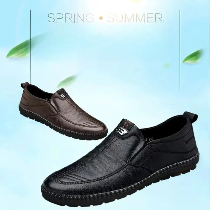 2026 Men Loafers Non Slip Walking Flats Breathable Comfortable Slip on Casual Shoes for Man Work Office Driving Men's Sneakers