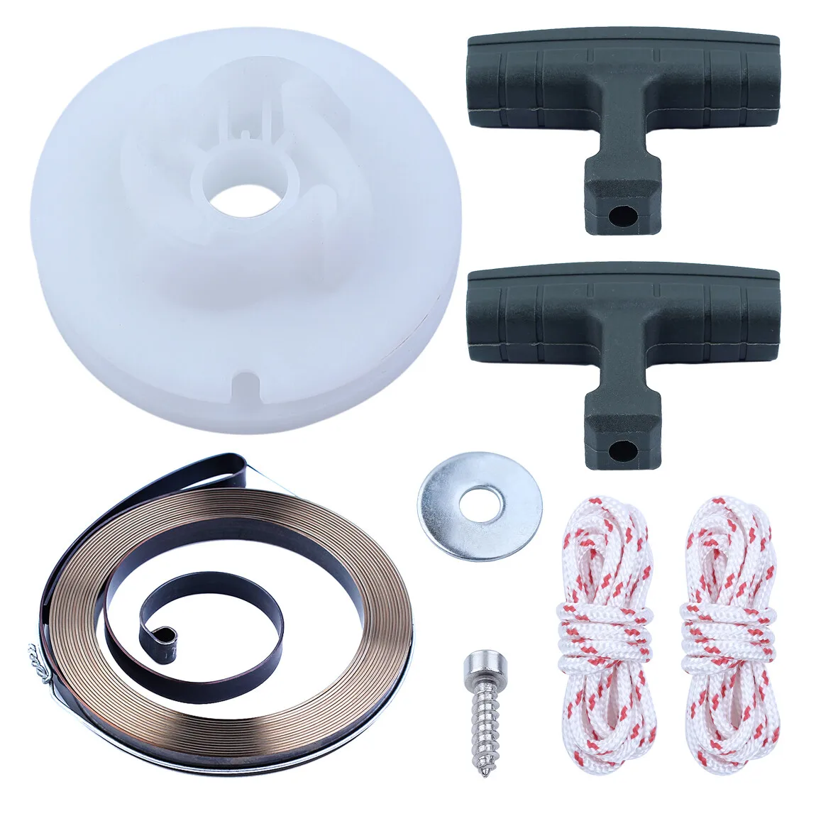 Starter Pulley Recoil Spring Tune Up Kit For Husqvarna 372XP 385XP 372 385 390