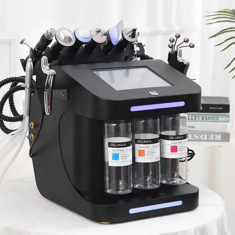 Updated 10 In 1 facial Machine H2o2 Aqua Peeling Lift  Bubble Moisturizer  Machine