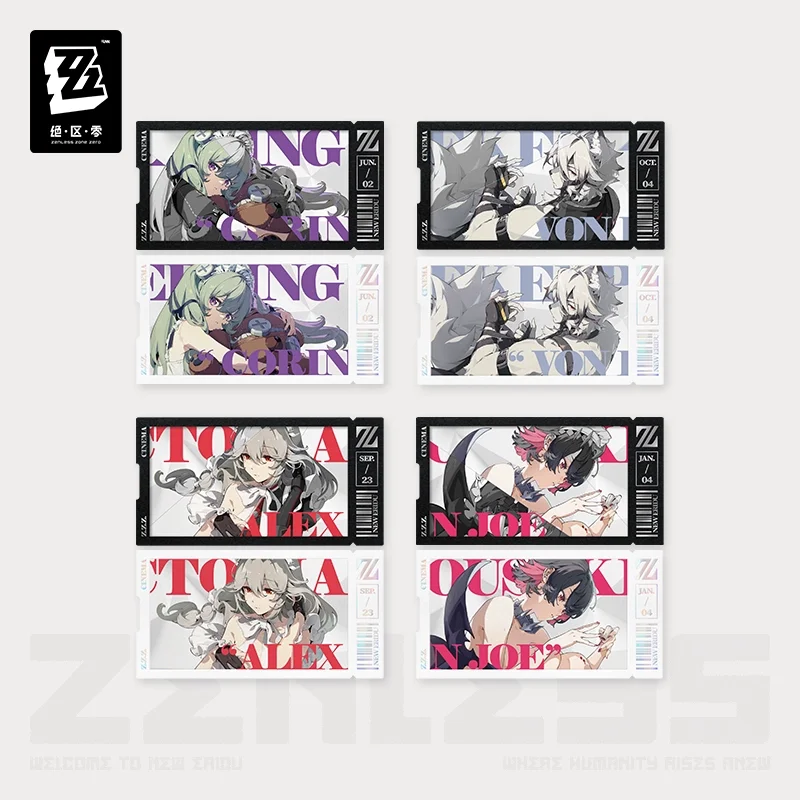 Presale Sunsyea Zenless Zone Zero Official Merch miHoYo Original YH Series Collection Card Victoria Housekeeping Lycaon Ellen