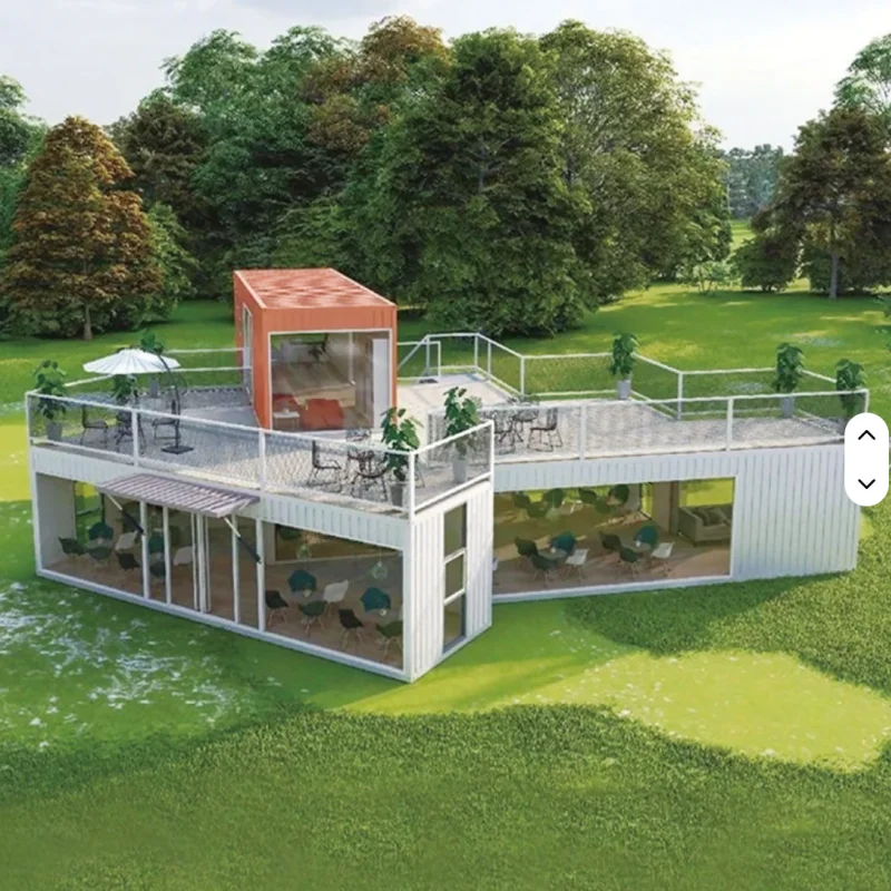 2026 OEM المعيشة المحمول المحمولة الجاهزة منزل صغير وحدات توسيع للطي فيلا المقصورة الجاهزة الحاويات ساندويتش لوحة #5