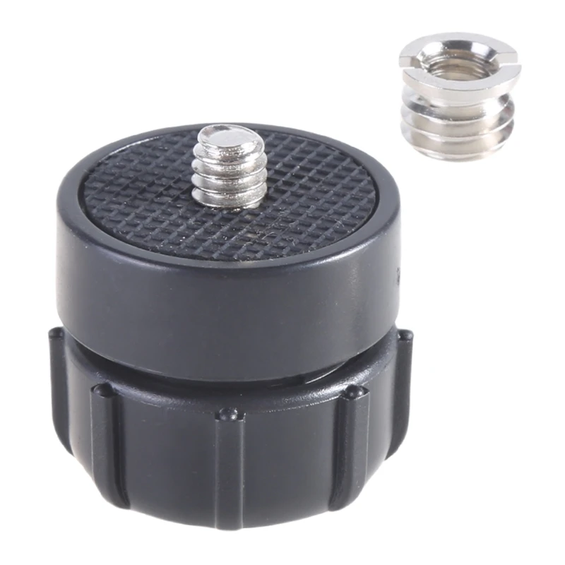 حوامل ثلاثية الكرات يتم تركيبها على الرأس إلى محول برغي 1/4 و3/8 لكاميرات الحركة DSLR