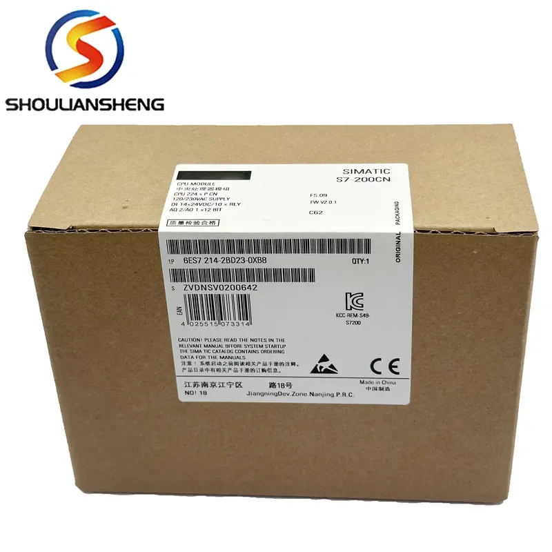 SIEM 6ES7 214-2BD23-0XB8 PLC Controller-Industrial Control & Programming 110V/220V/240V 100% Original