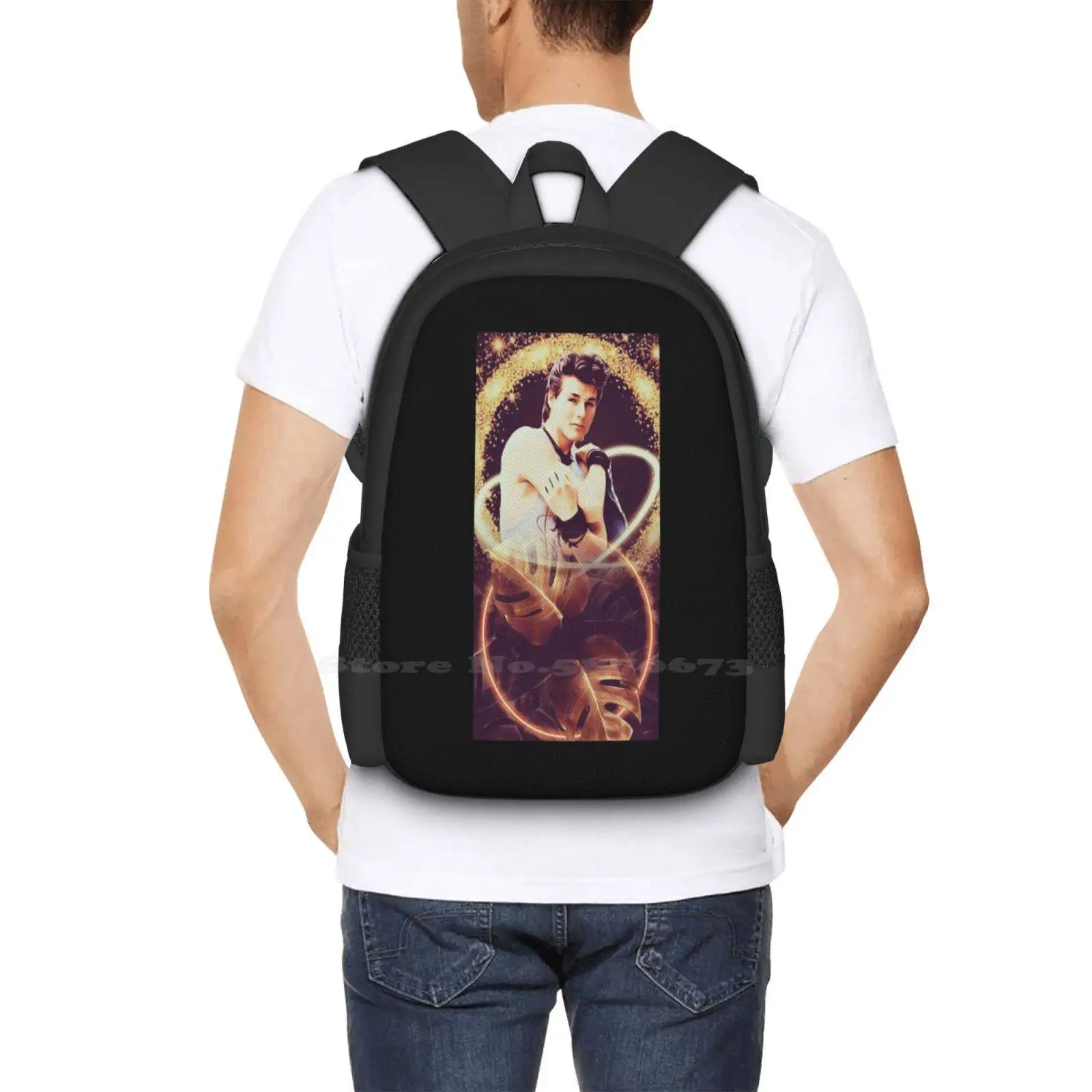 Morten Harket Teen College Student Backpack Pattern Design Bags