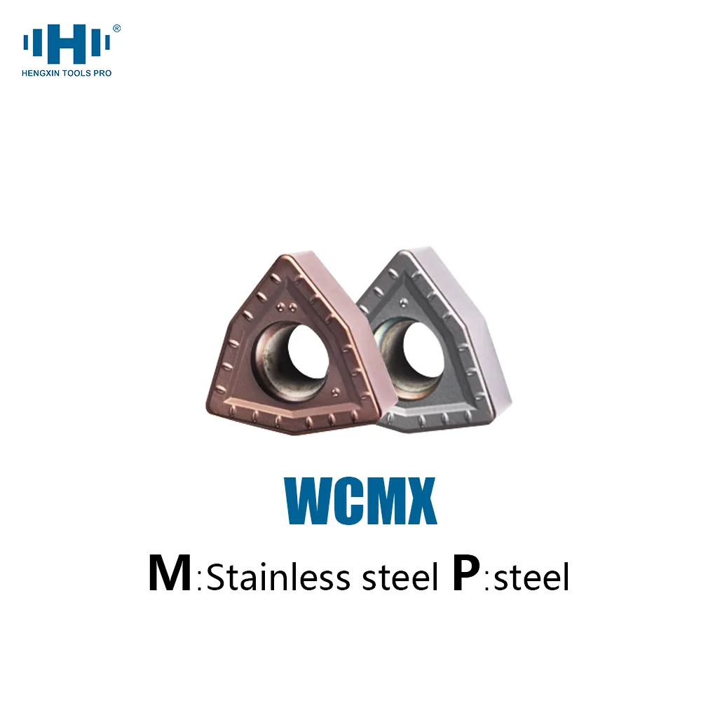 

HENGXIN WCMX WCMX030204 Carbide Inserts blade WCMX030208 CNC Lathe cutter tools Stainless steel WCMX06T308 WCMX084012 WCMX050308