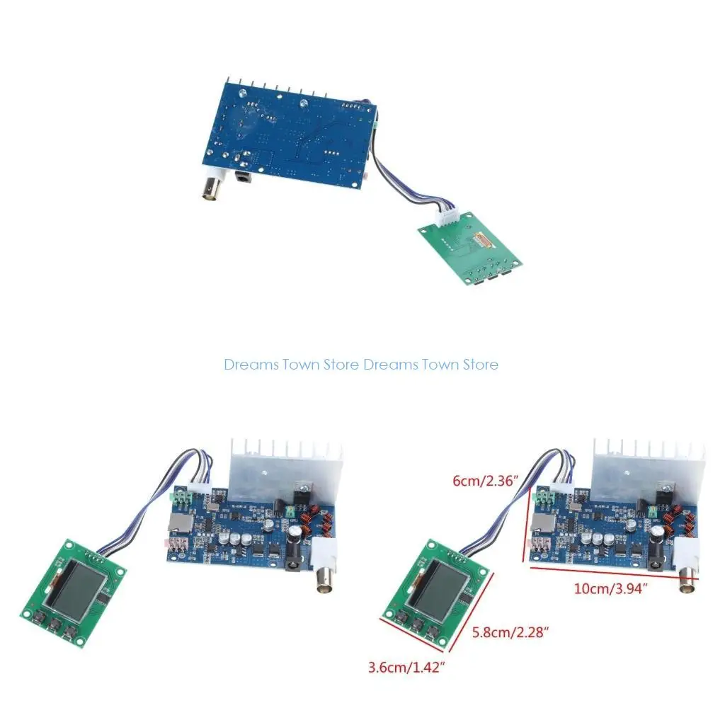 

HX6A Собранный 0,5 Вт-7 Вт FM-передатчик Радиостанция PLL Стерео Цифровая Частота