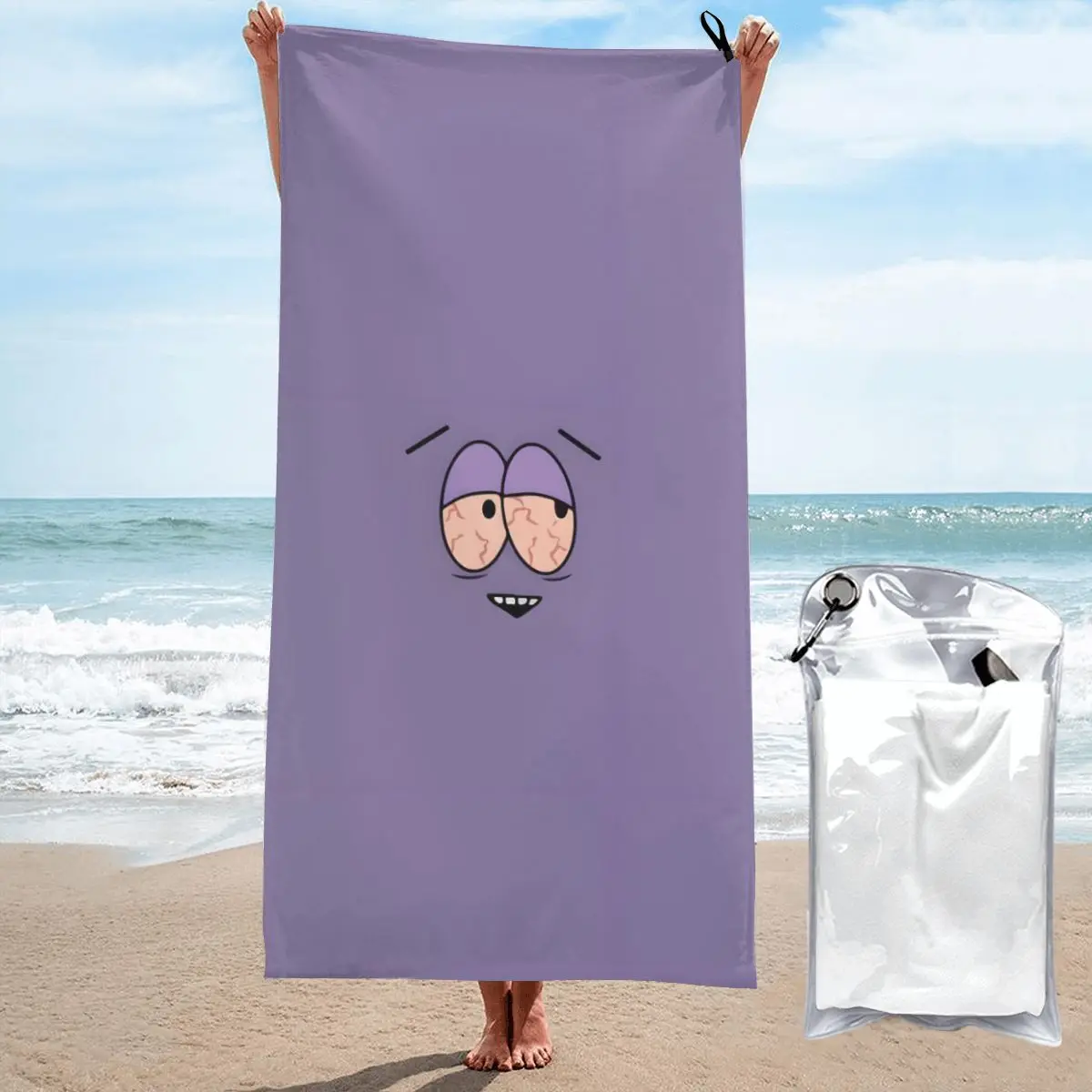 Quick Drying Bath Towels South Park Toallin Oversized Printing Towel Super Absorbent Pool Towel Blanket