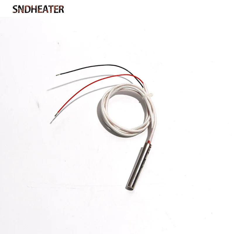 SNDHEATER 6X30mm PTC Thermostat Cartridge Heater Constant Temperature 12V 5V Electric Heating Element Waterproof Antifreeze Rod