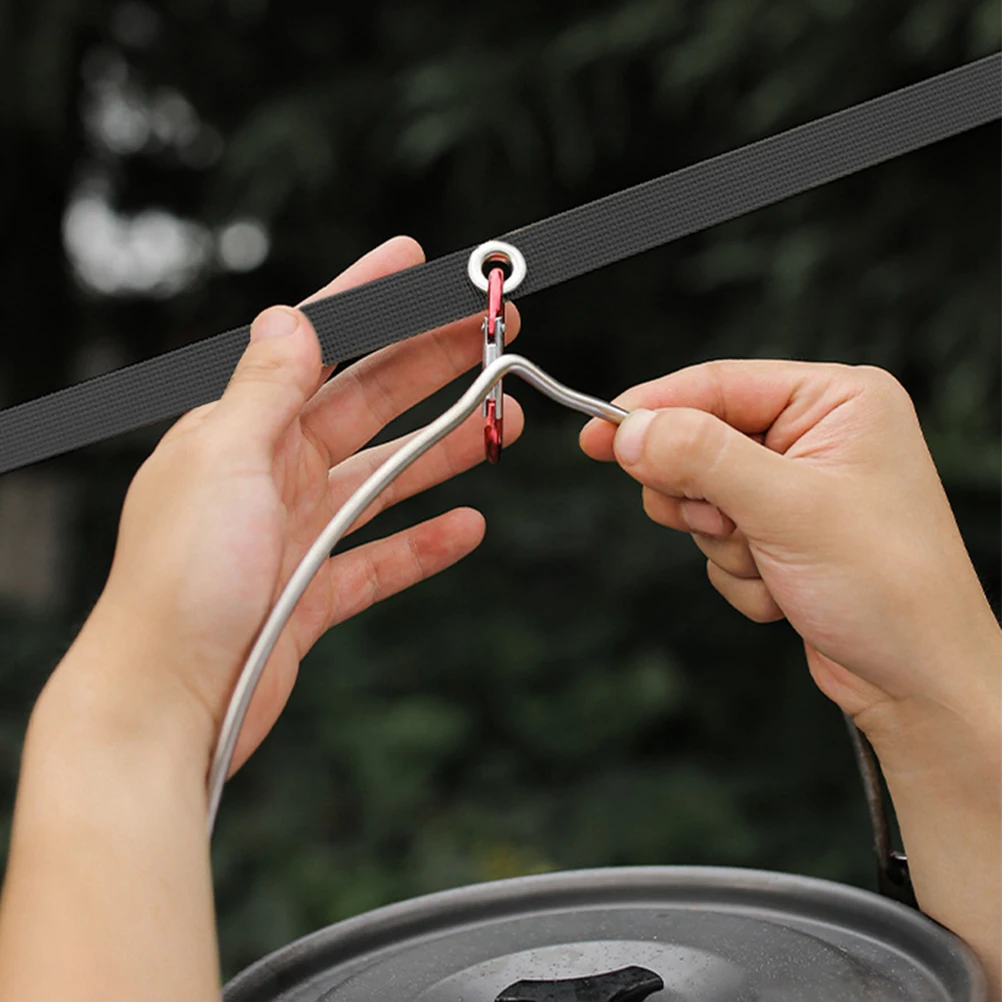 

1Set Camping Tent Rope Hanging Strap for Versatile Tent Clothesline Portable Lightweight Camping Hanger