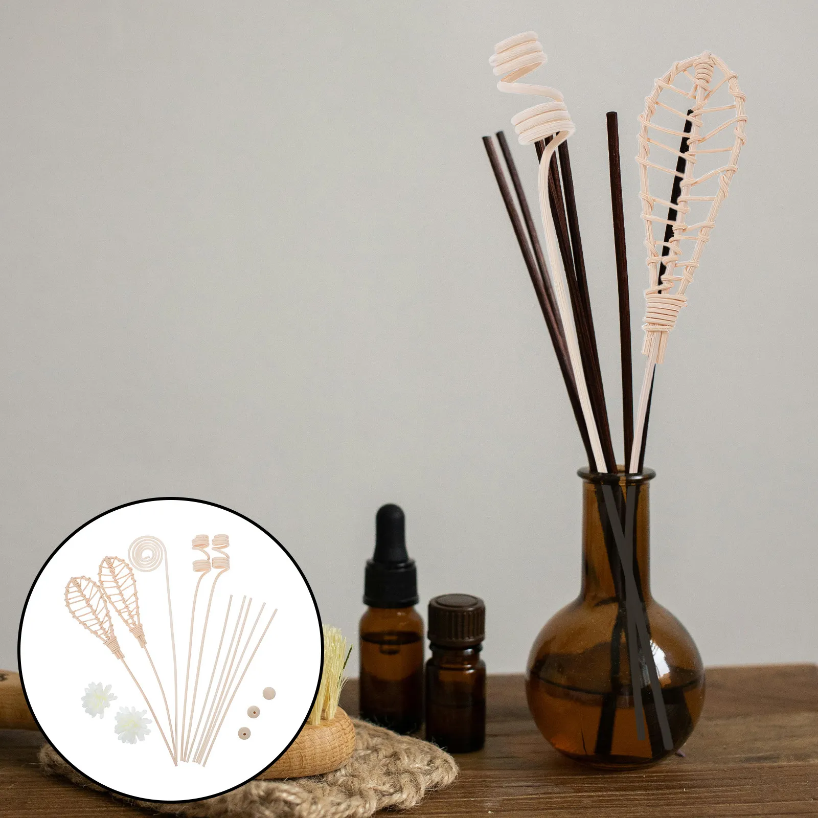 48Pcs Diffuser Oil Fragrance Stick Decorative For Home Decor Fragrance Absorbent Reed Sticks Perfume