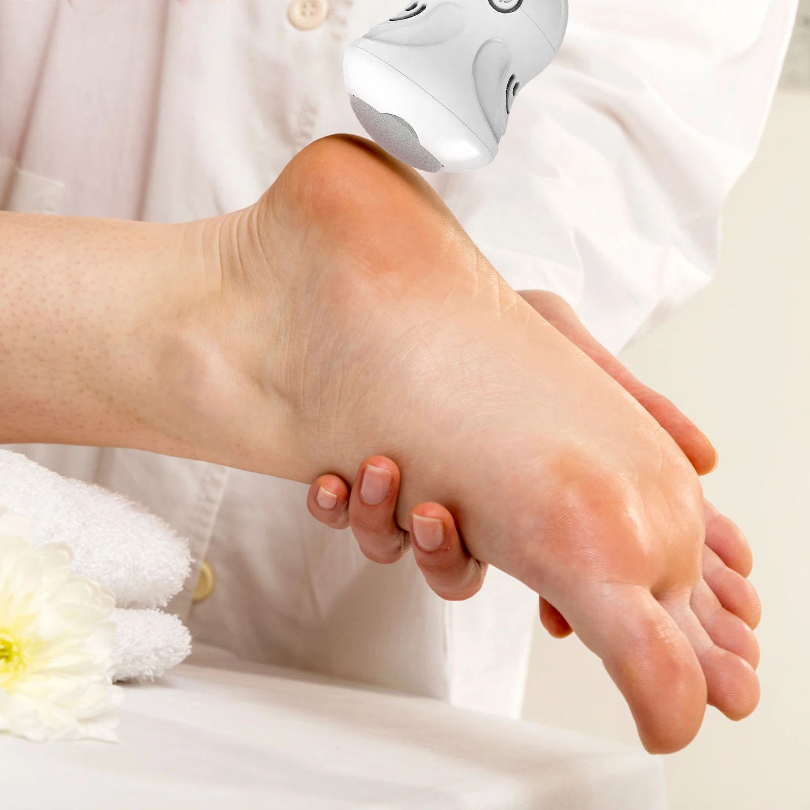 

10Pcs Replacement Foot Callus Removers for Electric Foot Sharpener Pedicure Grinding Curved Design Dead Skin Removing