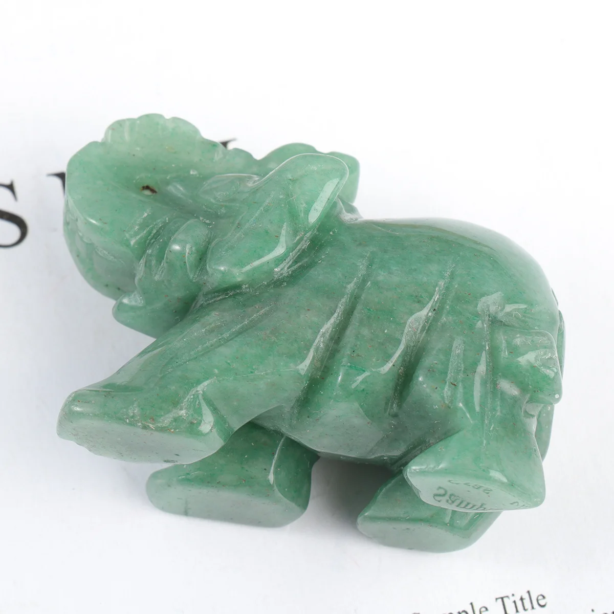 

Decor For Home 2 Inch Green Aventurine Stone Handcrafted Animal Ornament Desktop Decor For Home Office Gift