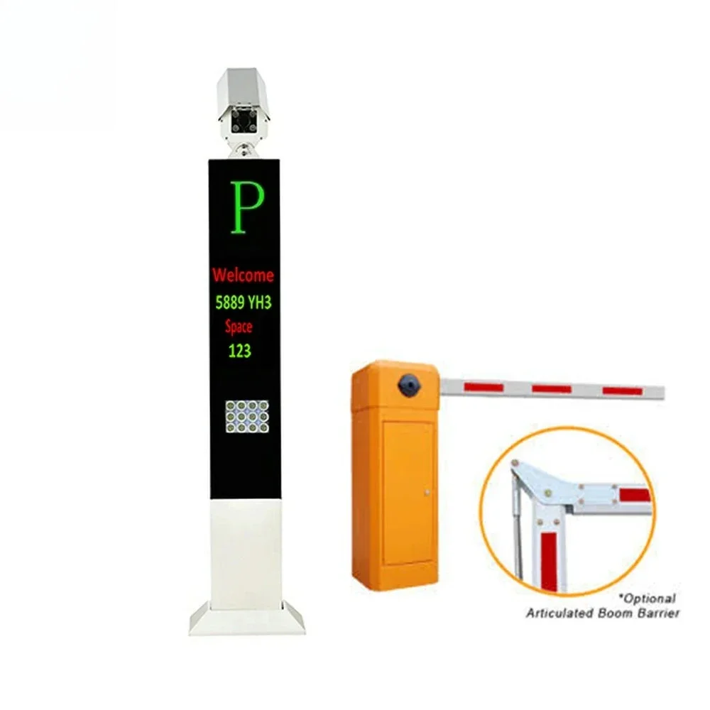 License Plate Recognition System With Barrier Arm 4M for Business Grade Building