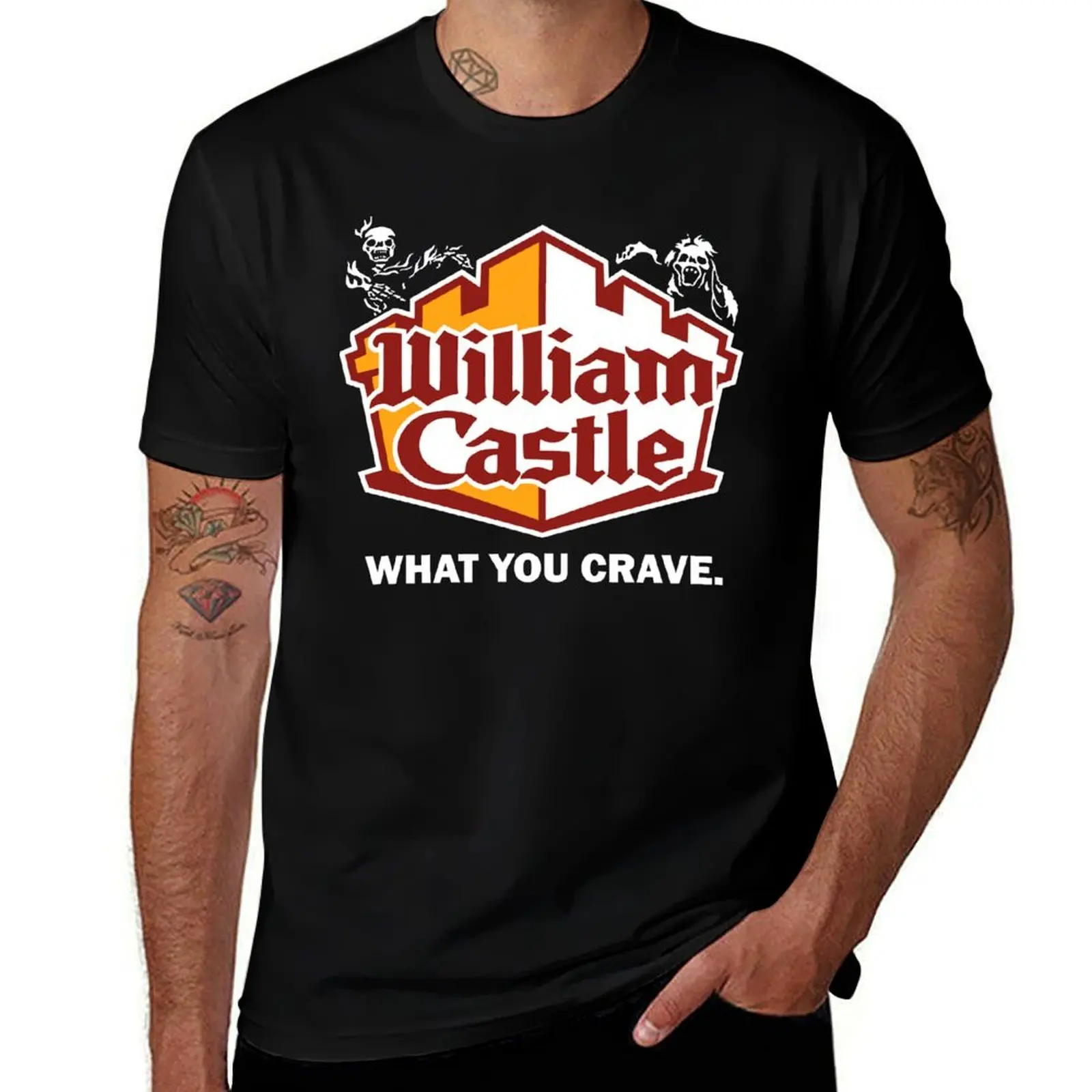 WILLIAM CASTLE! T-Shirt Quick Dry Light Sports T-Shirt