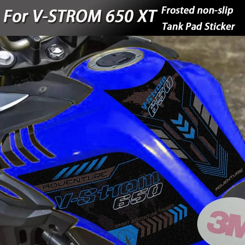 Motorcycle sticker 3m suitable for Suzuki vstrom dl650 DL V-Strom 650 XT fuel gas cap frosted anti slip protection sticker